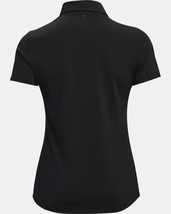 Women's UA Zinger Short Sleeve Polo in Black image number 5